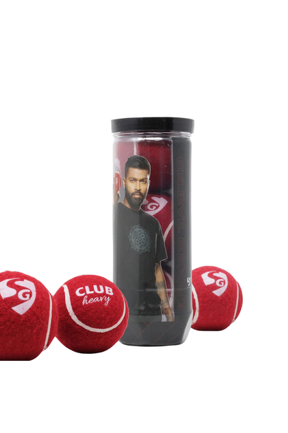 SG Club Heavy Tennis Cricket Ball (PACK OF 3)