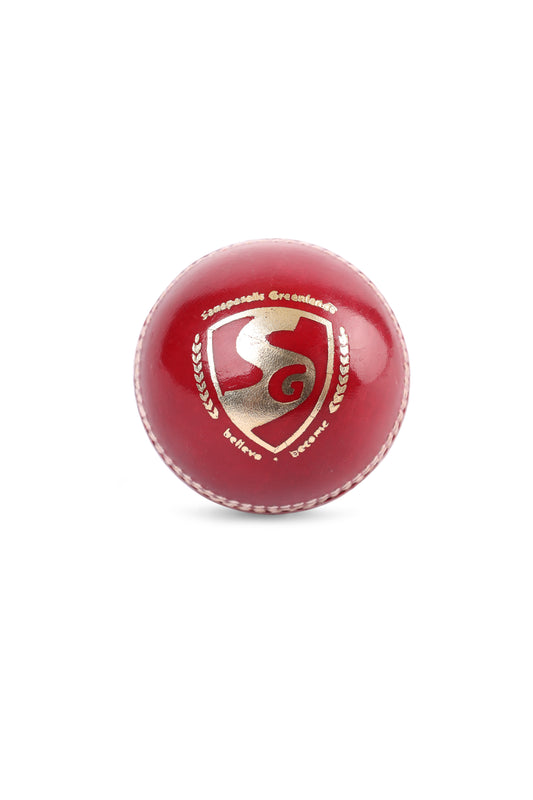 SG Shield 20 Red Cricket Leather Ball
