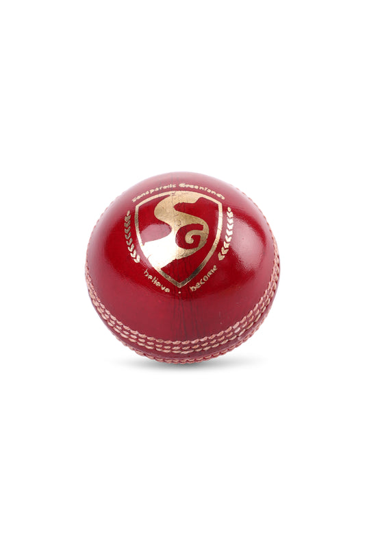 SG Shield 30 Red Cricket Leather Ball