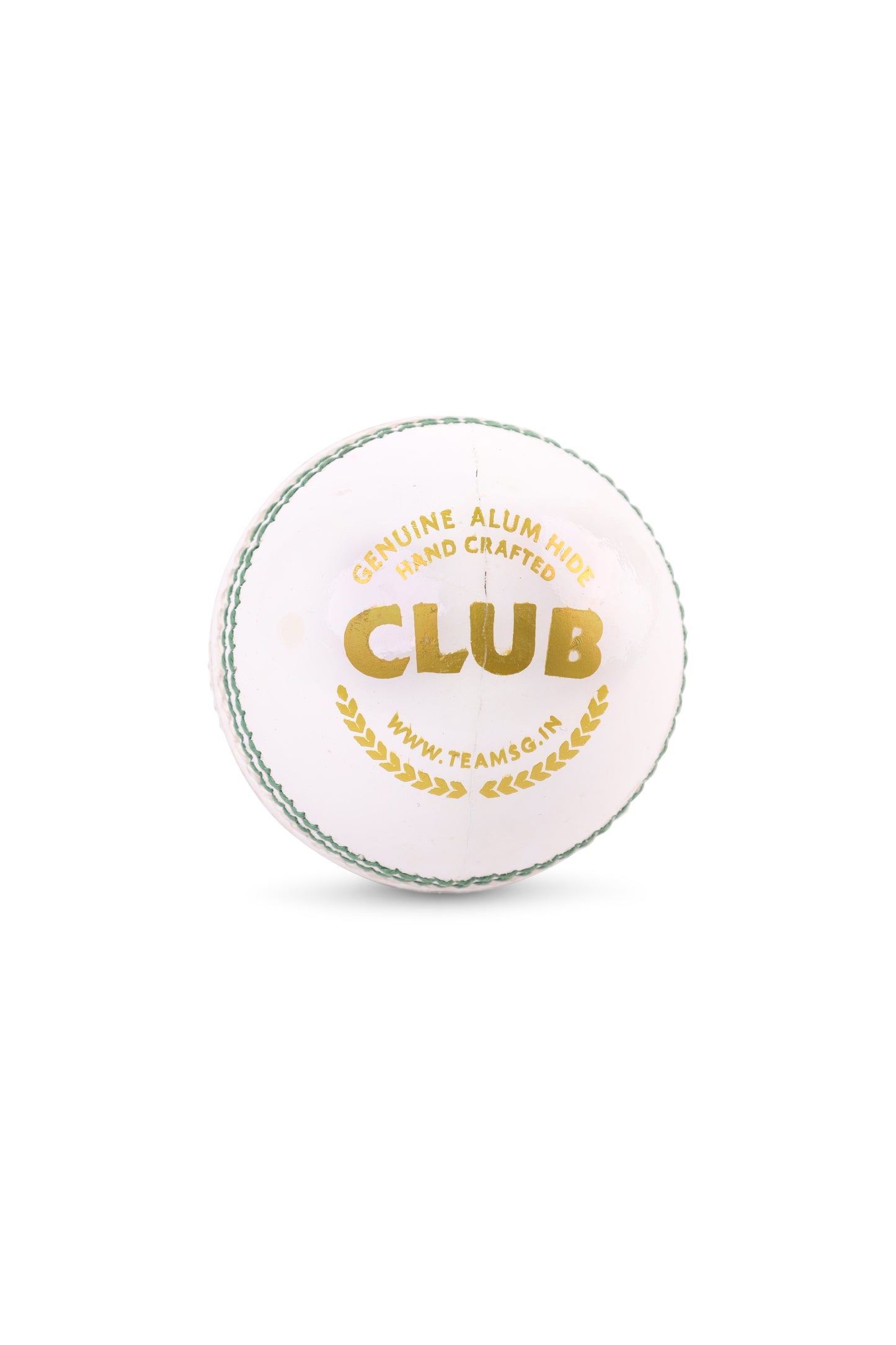 SG Club White Cricket Leather Ball