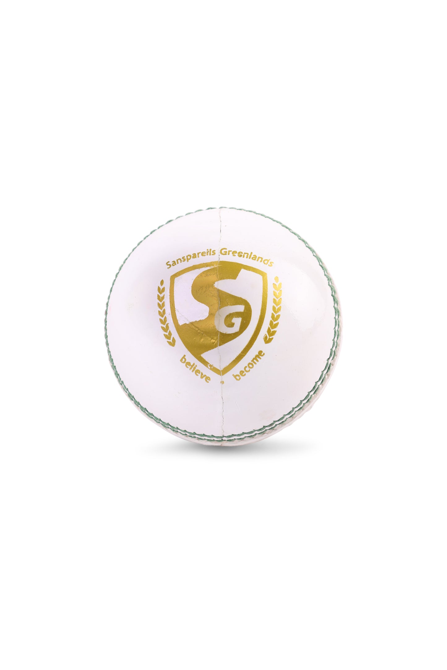 SG Club White Cricket Leather Ball