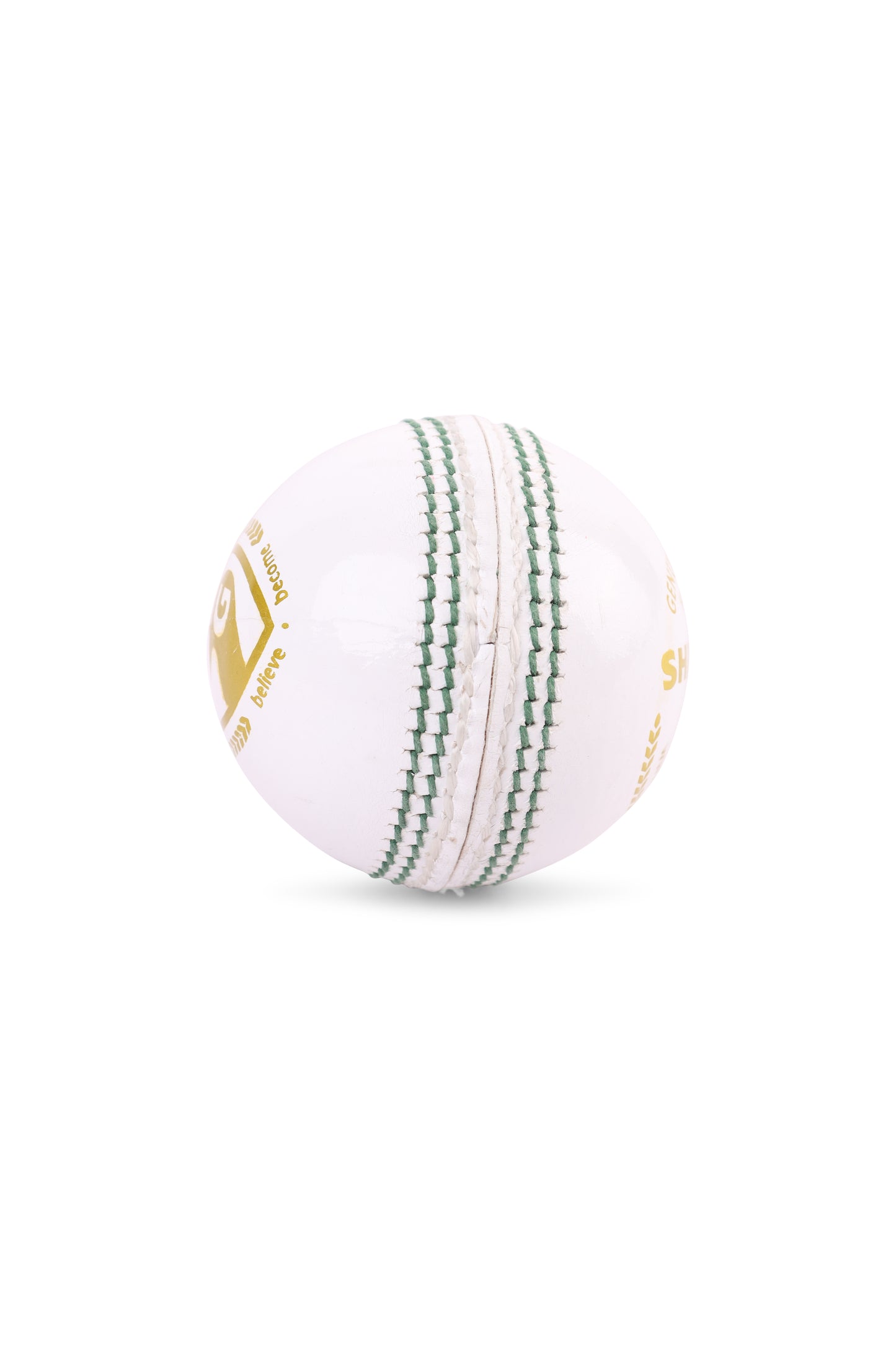 SG Shield 30 White Cricket Leather Ball