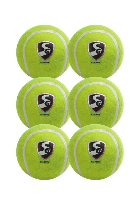 SG Century Light Tennis Cricket Ball (PACK of 6)
