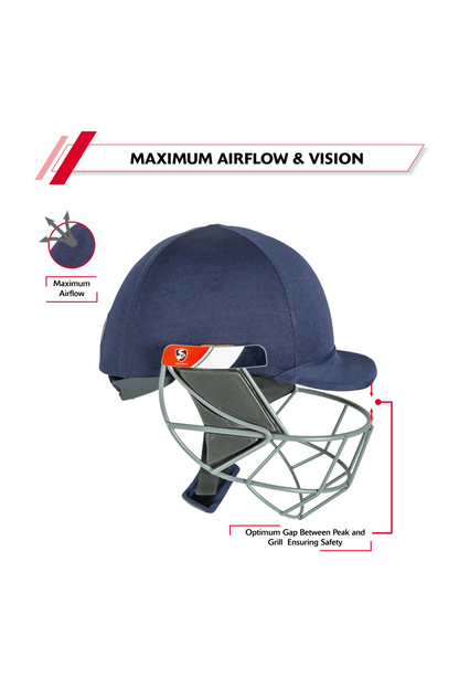 SG Aerotuff Cricket Helmet with Mild Steel Grill